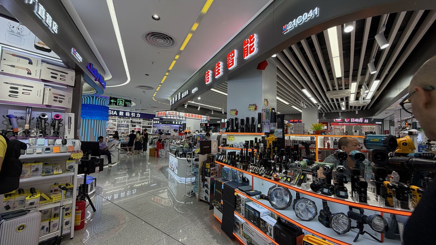 Chegada a Shenzhen